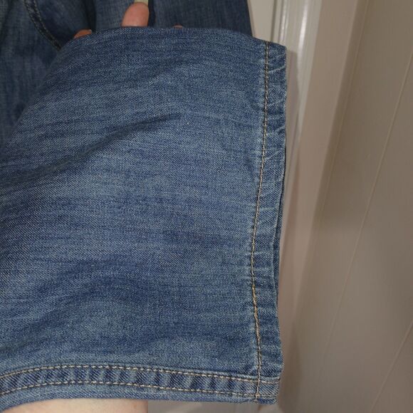 Levi's 514 Men's Straight Fit Jeans - W36 L34 - Classic Blue Denim. Medium Wash - Picture 6 of 7